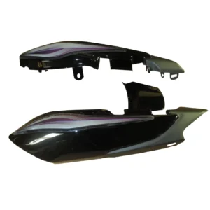 Tail Panel Seat Cowl for TVS Star CVTi 110 Black Purple