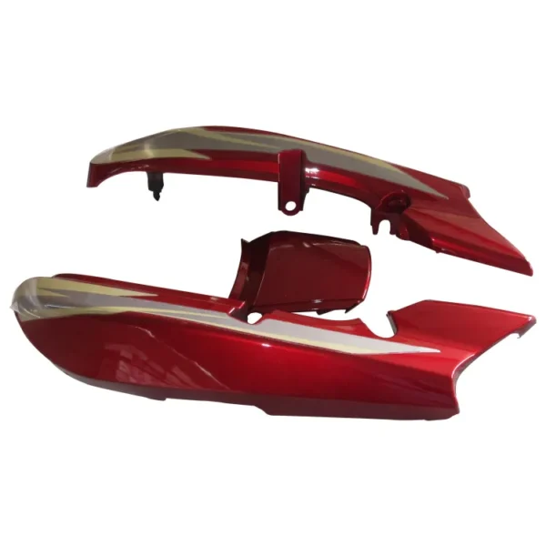 TVS Victor GL Red Tail Panel Seat Cowl