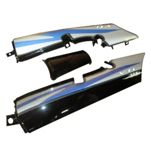 Tail Panel for TVS Victor GLX Black Blue