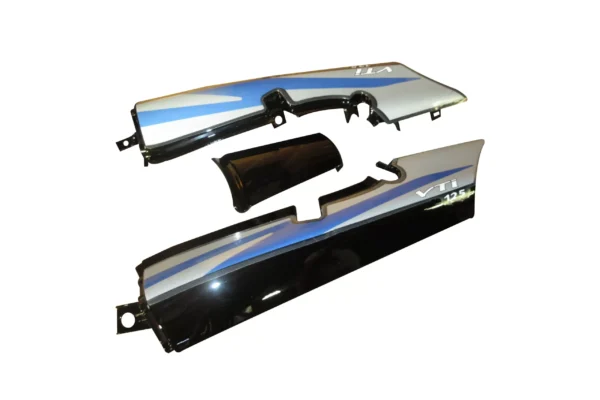 Tail Panel for TVS Victor GLX Black Blue