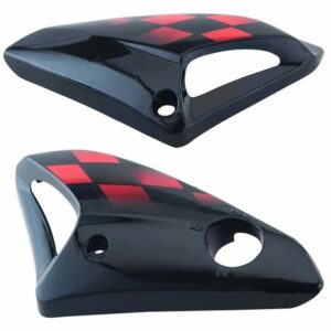 Honda Glamour Tank Side Covers LH RH Black Red