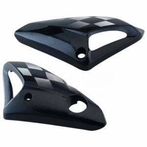 Honda Glamour Tank Side Panel Set LH RH Black Silver