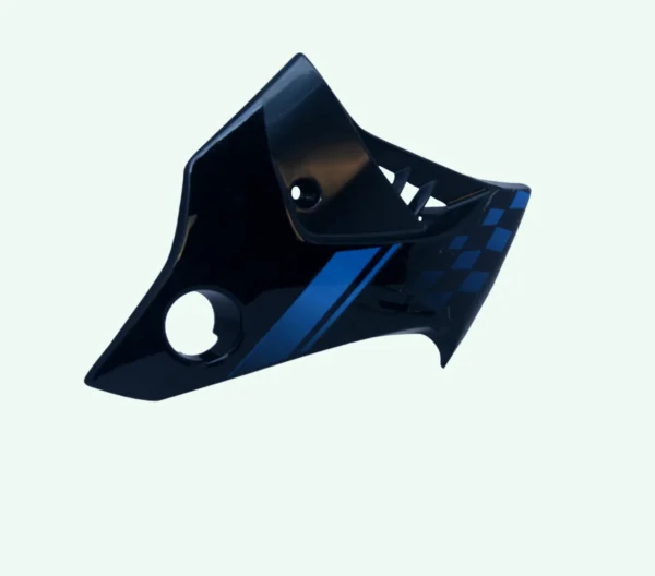 Hero Honda Glamour Tank Side Panel Set L/R Black Blue