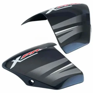 Hero Passion XPro Tank Side Cover Set Black Grey