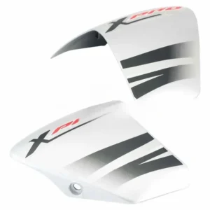 Tank Side Panel Set for Hero Passion Xpro Silver