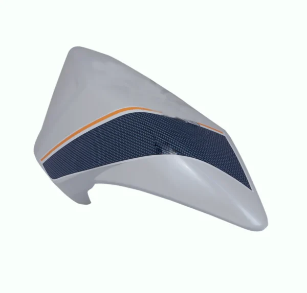 Tank Side Covers for TVS Apache RTR 160cc Pearl White