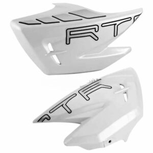 Apache RTR 180cc Tank Side Cover LH RH White