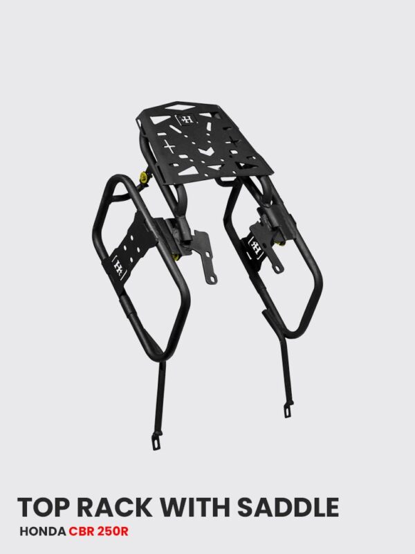 CBR250R Rack with Saddle Stay Black