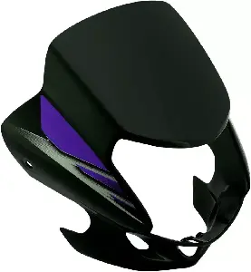 Sun Visor for VW Type 2 Deluxe Black Purple