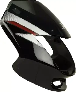 CT100 Visor Black Red