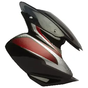 Discover 100 Visor Black Red