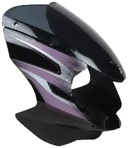 Black Pink Visor for Discover 125