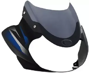 Visor for Discover 125 2017 Black Blue