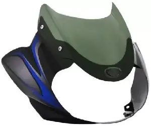 Visor for Discover 150 Black Blue