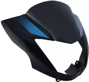 Visor for Glamour Sedan Black Blue