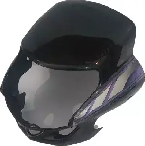 HF Deluxe 2019 Black Blue Visor