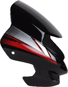 HF Deluxe Black Red Visor