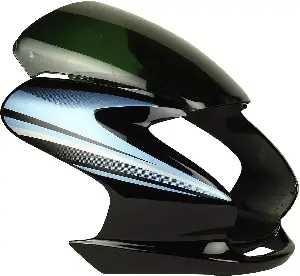 Passion Pro Om Visor Black Blue